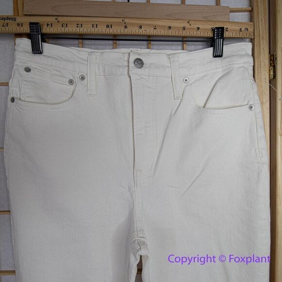 NEW Madewell The High-Rise Perfect Vintage Jean in Tile White, 30 - Picture 5 of 16